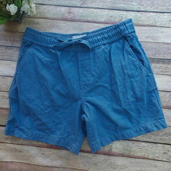 Everlane Blue Shorts Men's Size Medium Pull On Drawstring - Picture 1 of 4